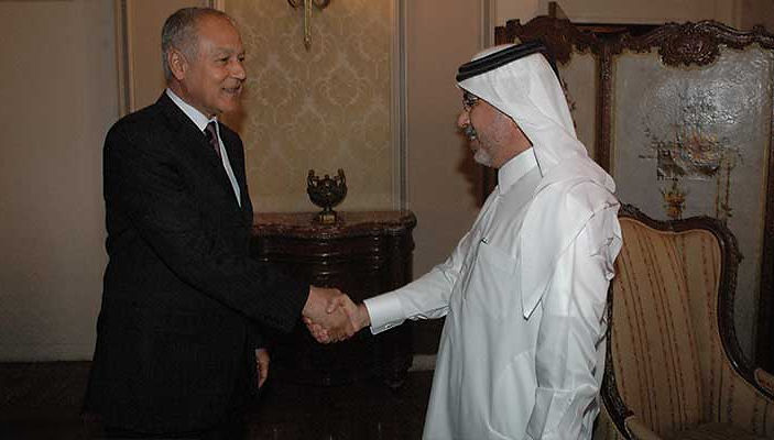 مع السيد أحمد أبو الغيط، وزير الخارجية المصري، القاهرة مارس 2008 2 الرئيسية
