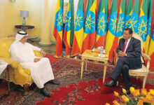 مع فخامة الدكتور مولاتو تيشومي الرئيس الاثيوبي الرئيس الإثيوبي: نتطلّع إلى زيارة قطر قريباً