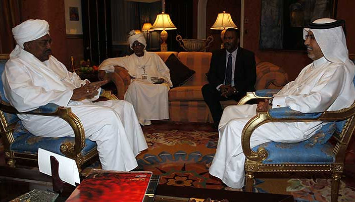 مع فخامة رئيس السودان عمر البشير الرئيسية