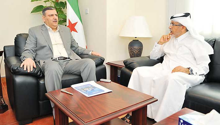 مع معالي دكتور رياض حجاب رئيس الحكومة السورية المنشق الرئيسية