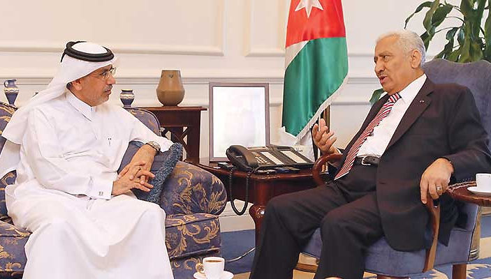 مع معالي عبد الله النسور رئيس الوزراء الاردني الرئيسية
