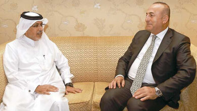 مع معالي مولود جاويش اوغلو وزير خارجية تركيا جاويش أوغلو: علاقاتنا مع قطر ممتازة وجهودنا المشتركة قدوة لدول المنطقة