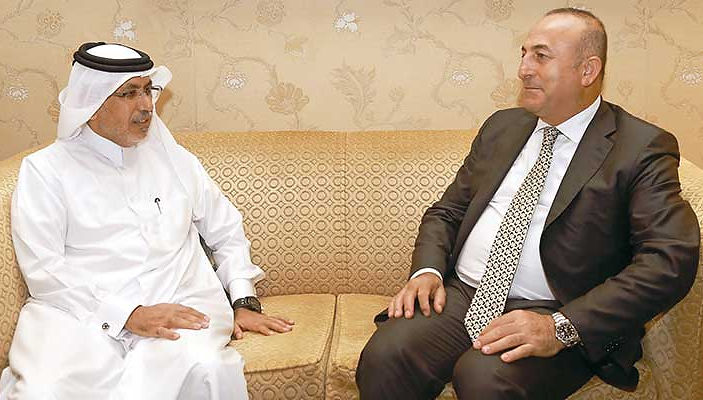 مع معالي مولود جاويش اوغلو وزير خارجية تركيا جاويش أوغلو: علاقاتنا مع قطر ممتازة وجهودنا المشتركة قدوة لدول المنطقة