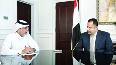 د. معين عبد الملك رئيس وزراء اليمن د. معين عبد الملك رئيس وزراء اليمن: قطر انتهجت مساراً يساعد اليمنيين على الحوار