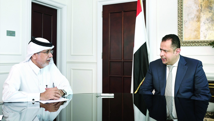 د. معين عبد الملك رئيس وزراء اليمن د. معين عبد الملك رئيس وزراء اليمن: قطر انتهجت مساراً يساعد اليمنيين على الحوار