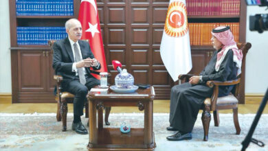 رئيس البرلمان التركي نعمان قورتولموش رئيس البرلمان التركي نعمان قورتولموش: مشروعات متطورة لتعزيز العلاقات مع قطر